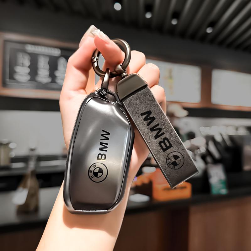 Hot 2025 Gun Gray TPU Car Remote Key Case Cover Shell For BMW I7 X7 G07 LCI IX I20 X1 U11 7 Series G70 G09 XM U06 G81 M3 Key Acc