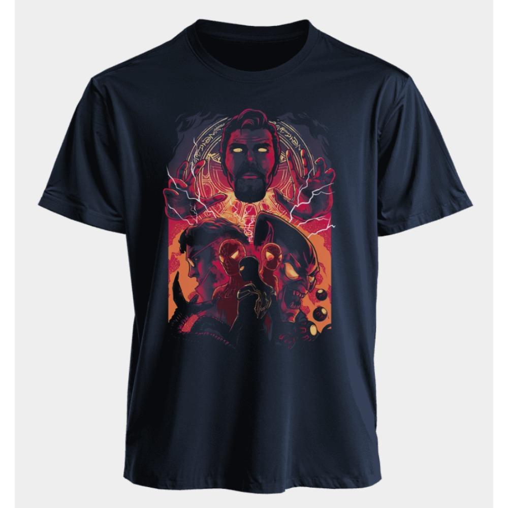 Herren- und Damen-T-Shirts Spider Man Doctor Strange Doctor Octopus Sommer Amerikanisch Frühling und Herbst Locker Kurzarm