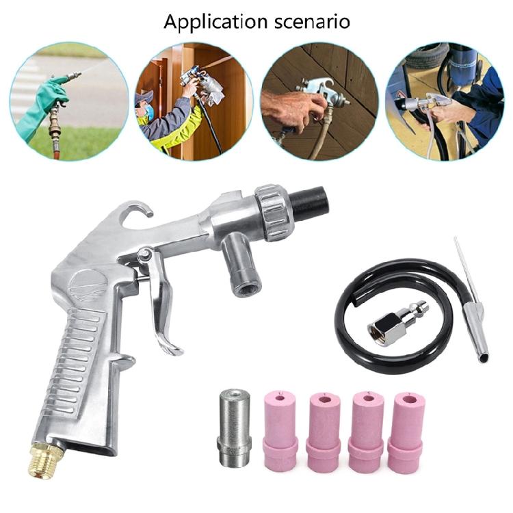 Blasting Shot Sandblaster Sand Blaster Kits with Nozzles and Hose Sandblasting Tool for Sandblast Blast Cabinet