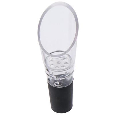 2 Pcs Beautiful Acrylic Acrylic Decanter Black 3.6 Inches Red Wine Dispenser Grape Decanter Bar