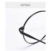 Pure Titanium Round Retro Glasses Frame Full Frame Myopia Glasses Men And Women Fashion Prescription Spectacles Frames 3216