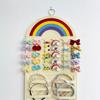 Children Hair Clips Bows Headbands Ties Organizer Hanging Storage Bag Room Decor