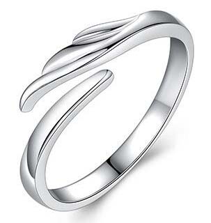 

925 Sterling Silver New Jewelry Fashion Woman Opening Ring Anniversary Wedding Anniversary Wedding Engagement Couple Ring resizable