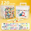 24-120 Colors Art Markers Quick-Drying Waterproof for Painting Wood Glass DIY CD Paper Kids Gift Art Stationery School Supplies