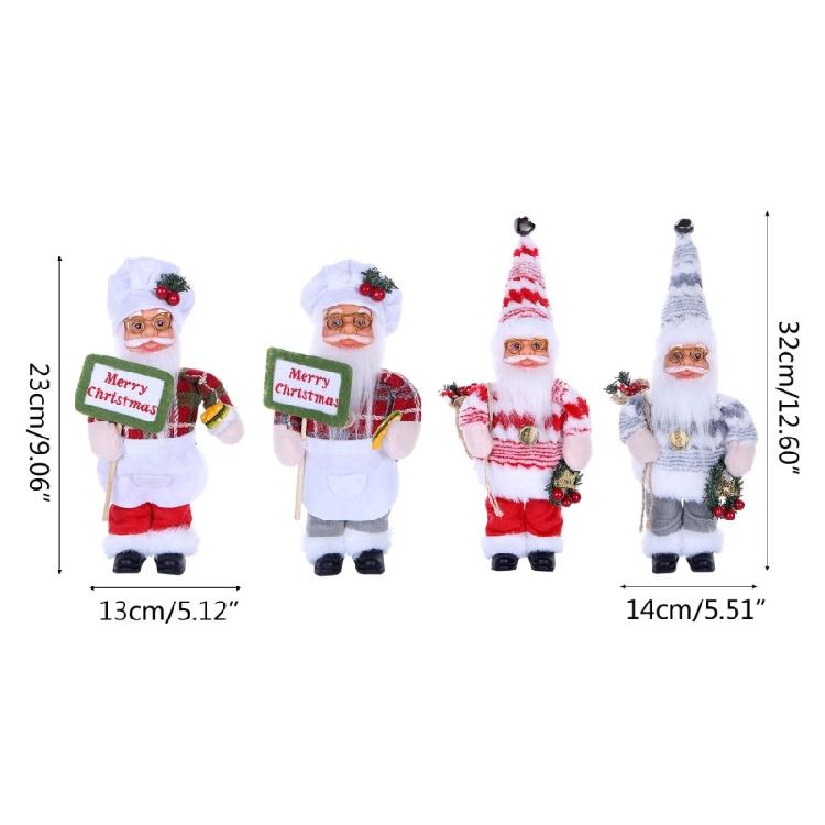 Santa Claus Doll for Christmas Ornaments Christmas Tree Decor Navidad Gift
