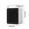 Heater Portable Small Space 900W Heater Fast Heating Lightweight Desktop Warm Air Heater Indoor Home Office Household