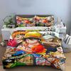 Anime characters in colorful design. Bedding sets Duvet cover sets Duvet covers Pillowcases(1 * Duvet Cover 2 * Pillowcases without duvet insert)