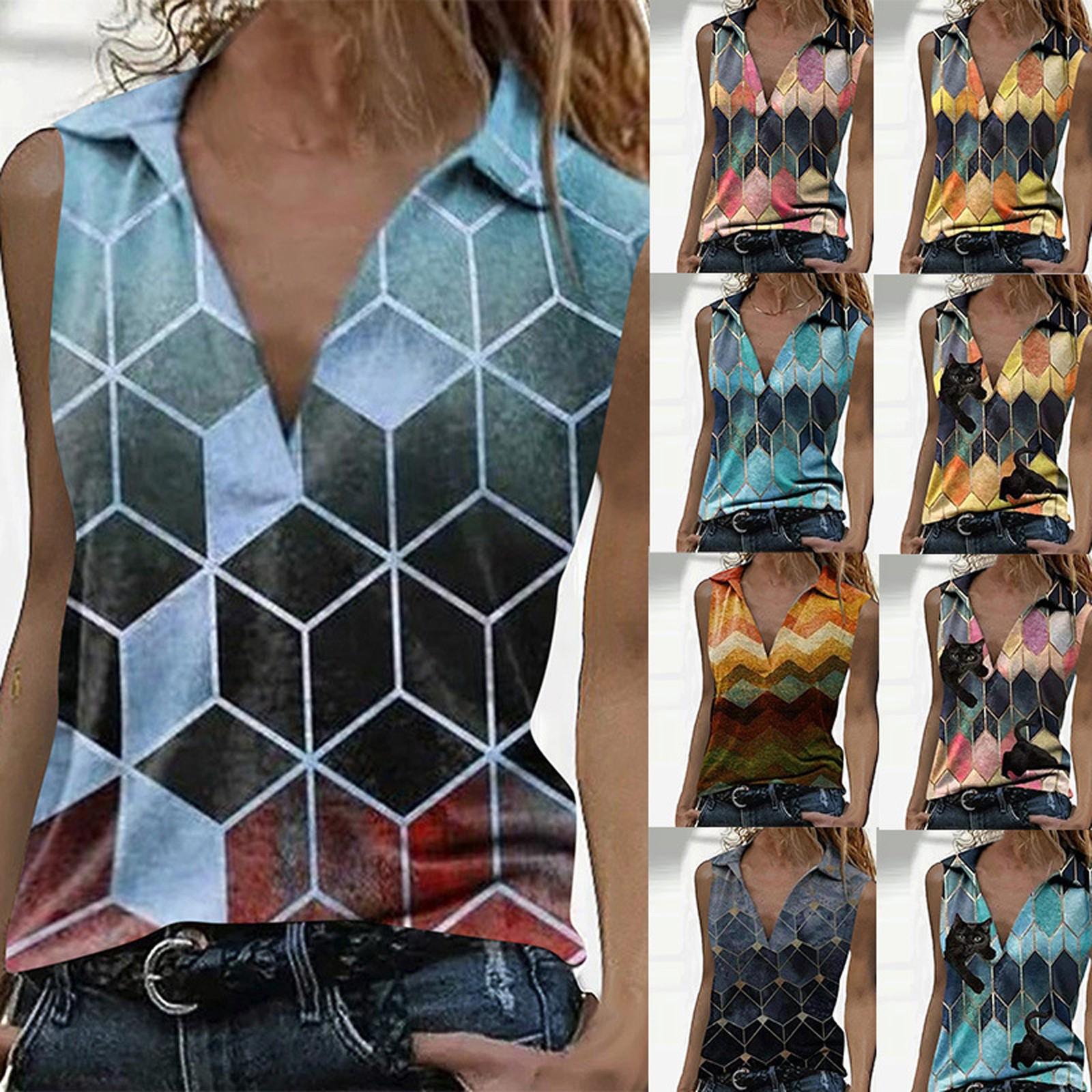 

Мода женщин Случайные V-Neck Top Крест Ремешок Sleeveless Loose Танк Top