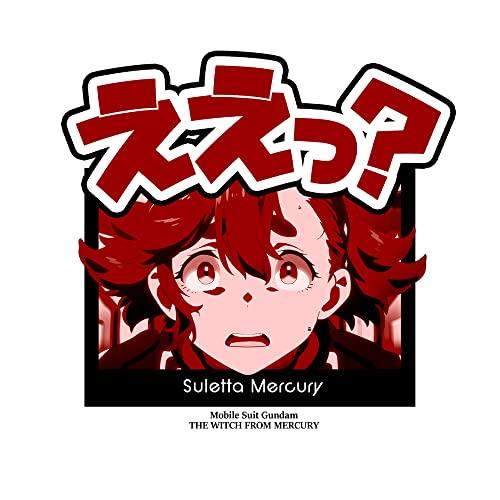 COSPA Mobile Suit Gundam: Witch of Mercury, Sletta, Eh? T-Shirt, White, Size L