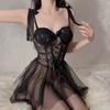 Women Sexy Lingerie Erotic Body Suit Push Up Bra Corset Transparent Nightwear Sex Underwear Porn Costumes Slip Dress Babydoll