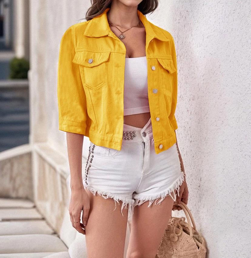 2026 Spring/Summer Women's Long-Sleeve Denim Jacket