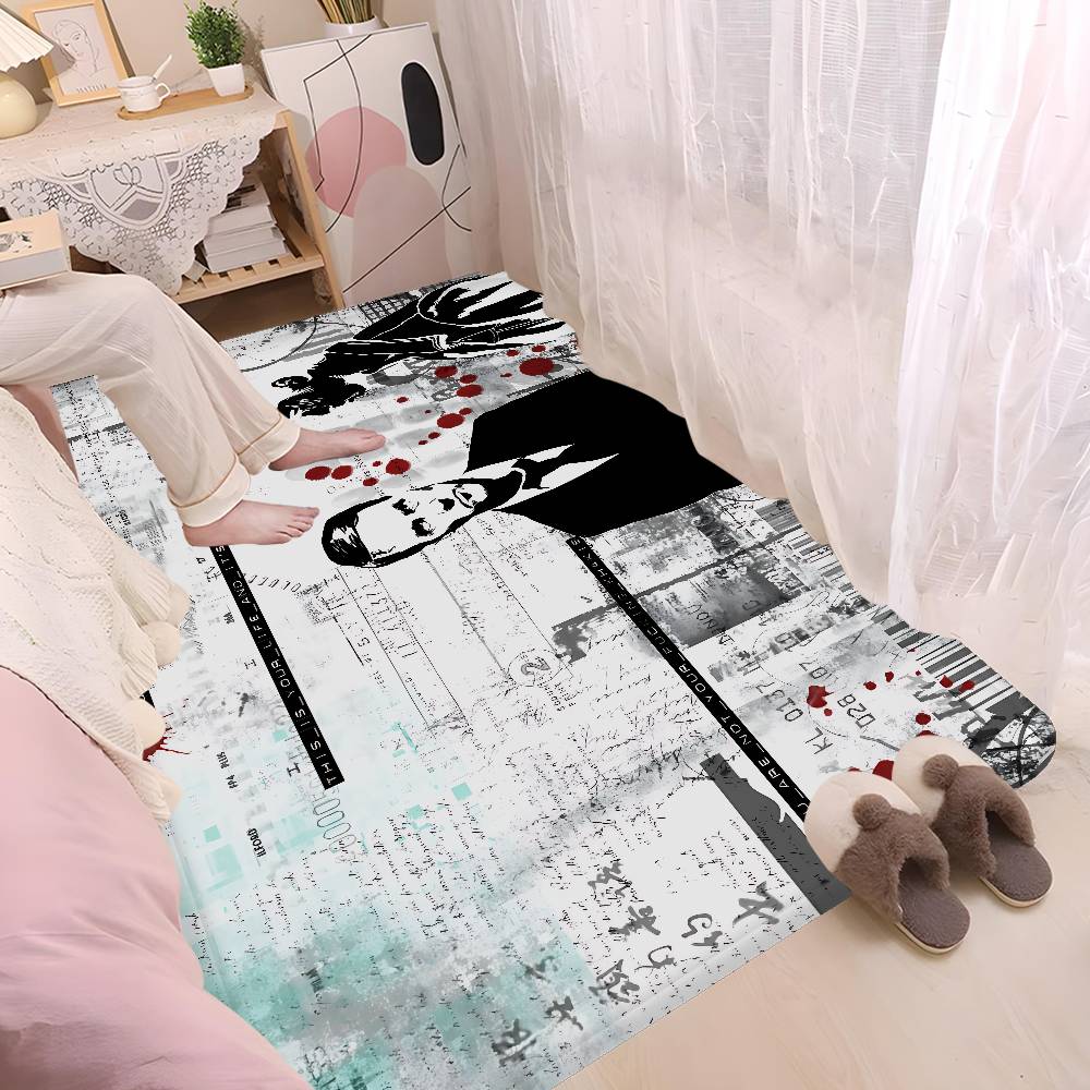 Fight Club Movie Bathroom Mat Non-Slip Laundry Room Mat Laundry Decor Balcony Child Living Room Toilet Rug