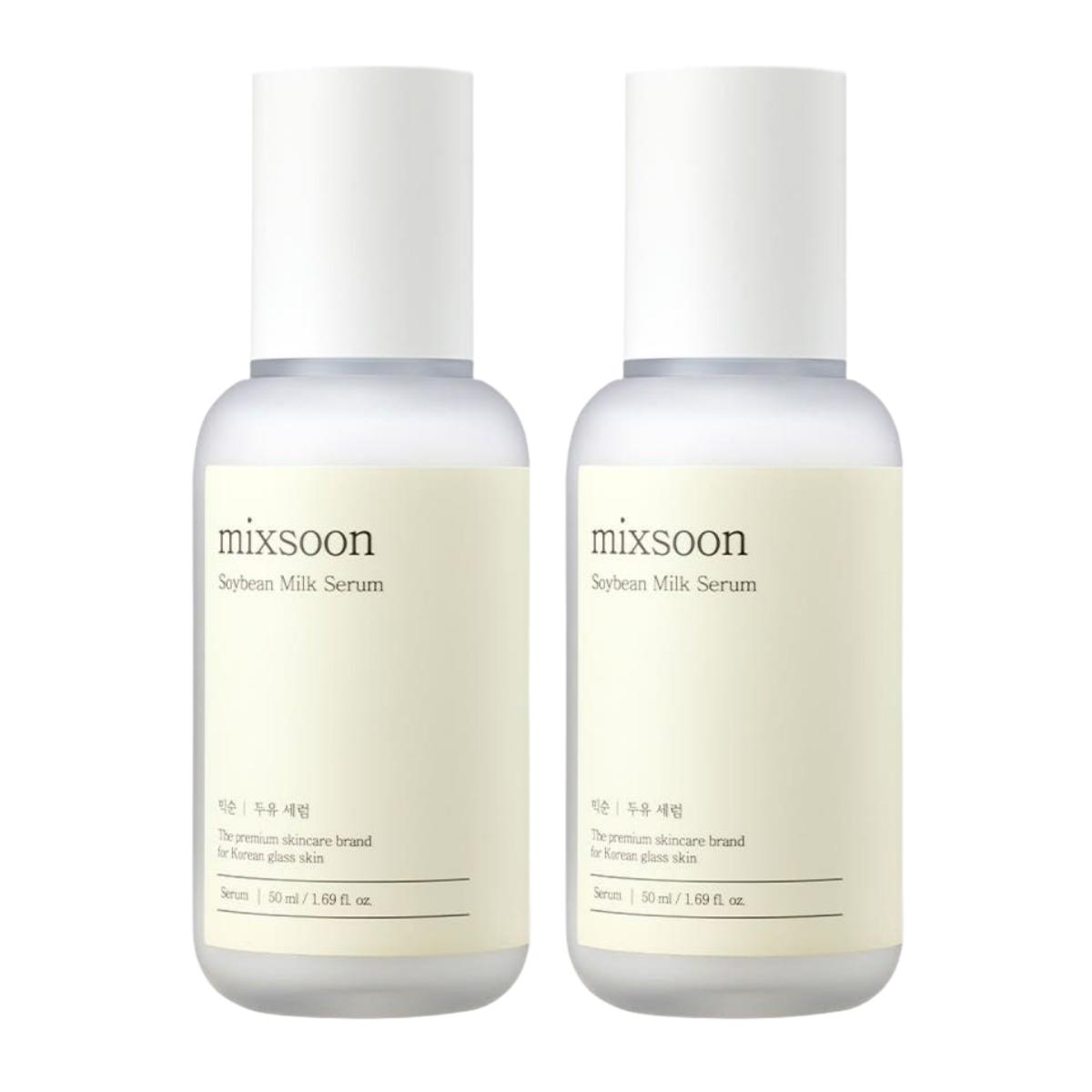 mixsoon Soy Milk Serum - Deeply Nourishing & Hydrating Facial Treatment 50ml (Set of 2)