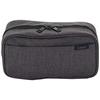 ELECOM Gadget Pouch, Large Capacity, Freestanding, Travel, Business Trip, Telework, Organizing Pouch, Black BMA-GP14BK