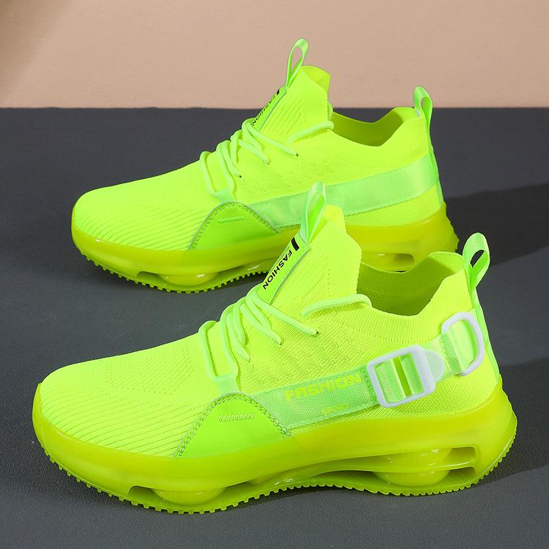 Men's Breathable Casual Sneakers - Korean Fashion Sneakers Wear-resistant Durable Rubber Outsole New Design Lightweight
