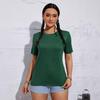 Womens Tops Short Sleeve Crewneck T-Shirts Loose Casual Blouses Summer Tees