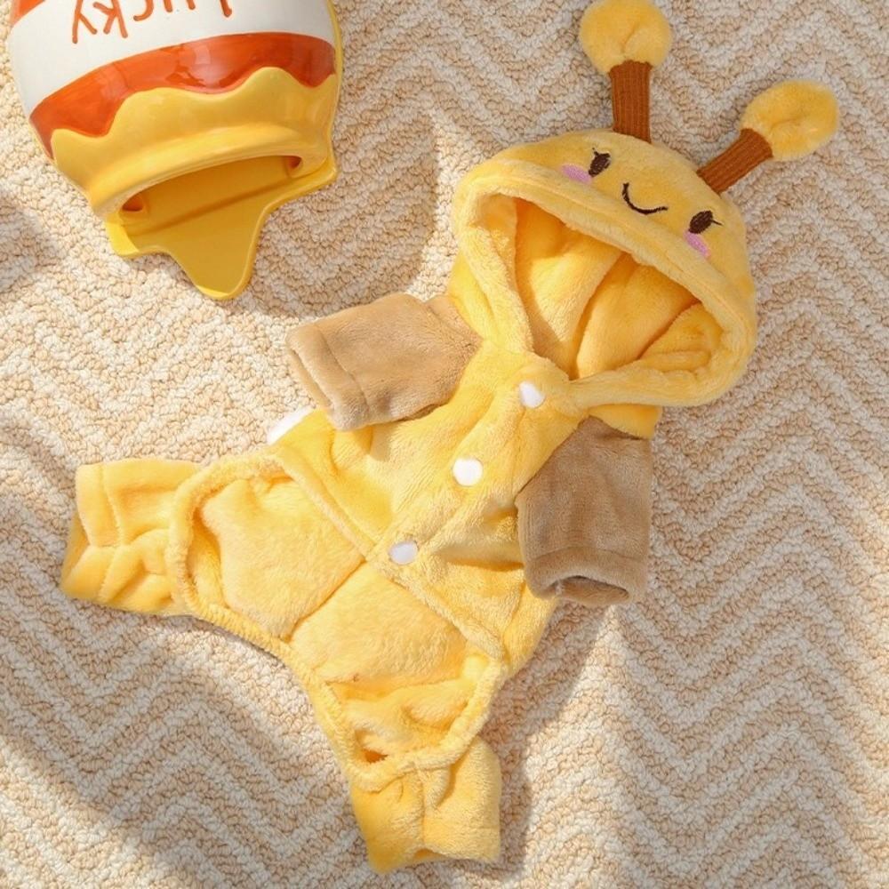 Warm Winter Pet Clothes Windproof Dog Four-Legged Clothes Fleece Dogs Jumpsuits  for Pet Dogs Cats