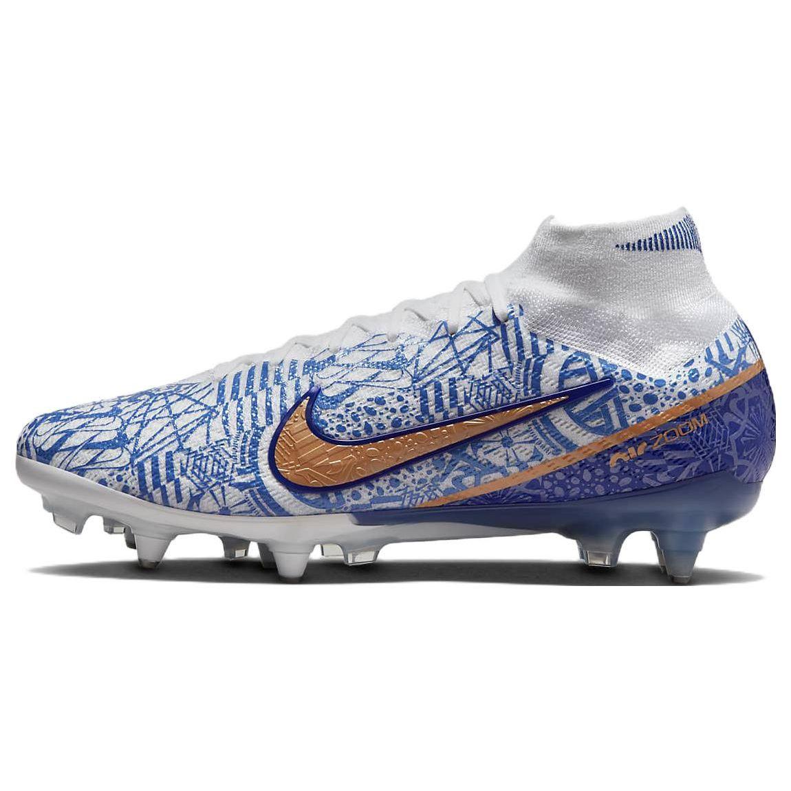 

Nike Zoom Mercurial Superfly 9 Elite CR7 SG Pro AC Azulejo Unisex Sneakers Blue White Concord DQ5294-182 41