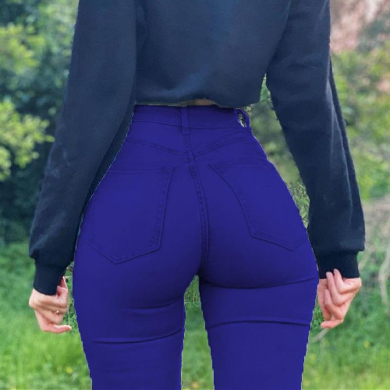 

Women s High-Waist European Style Jeans – Summer 2025 Trendsetter Pants 4XL темно-синий