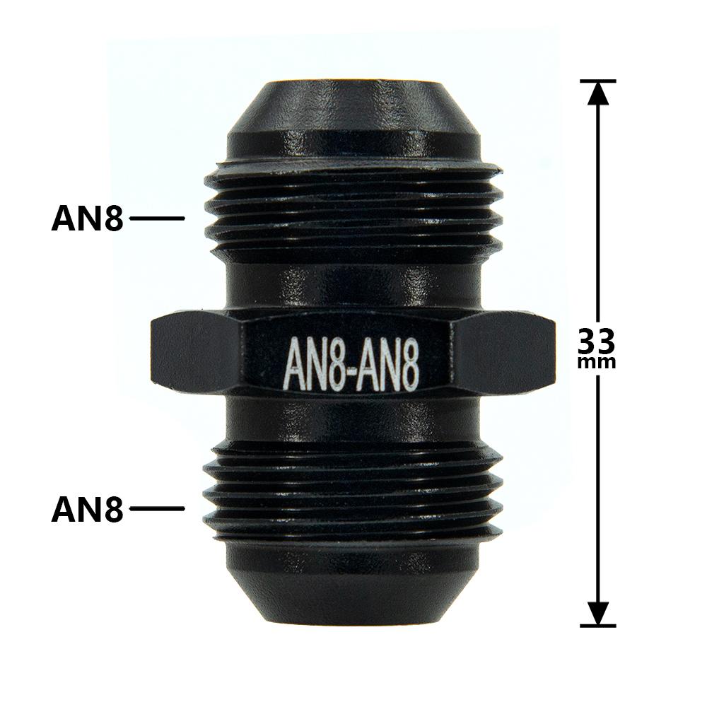 AN6 AN8 AN10 M14 M16 M18 1/2 1/4 3/8 NPT Düz Erkek Flare Birleştirme Yakıt Yağı Hava Hortumu Bağlantı Adaptörü