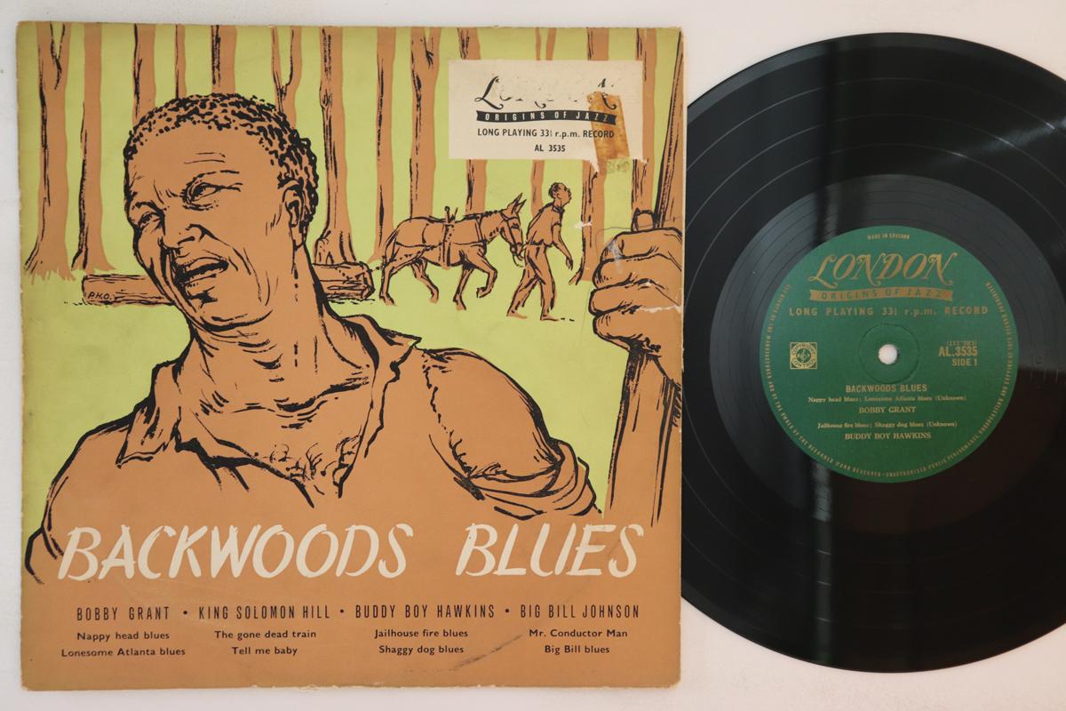 

10inch Record VARIOUS - Backwoods Blues AL3535 LONDON 1954 UK Blues Used