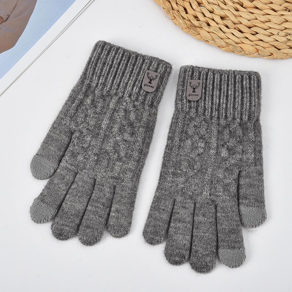 Winter Full-Finger Non-slip Thickened Velvet Cycling & Driving Gloves