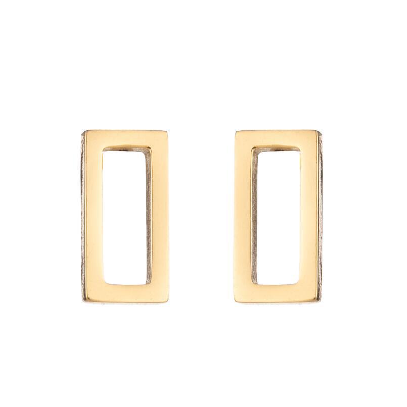 Minimalist Stainless Steel Heart & Sunflower Star Stud Earrings - "I Love You" Gesture
