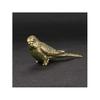 1 Pcs Antique Solid Brass Magpie Figurine - Cute Tea Pet Bird Décor for Office Desk Vintage Handcrafted Collectible Ornaments