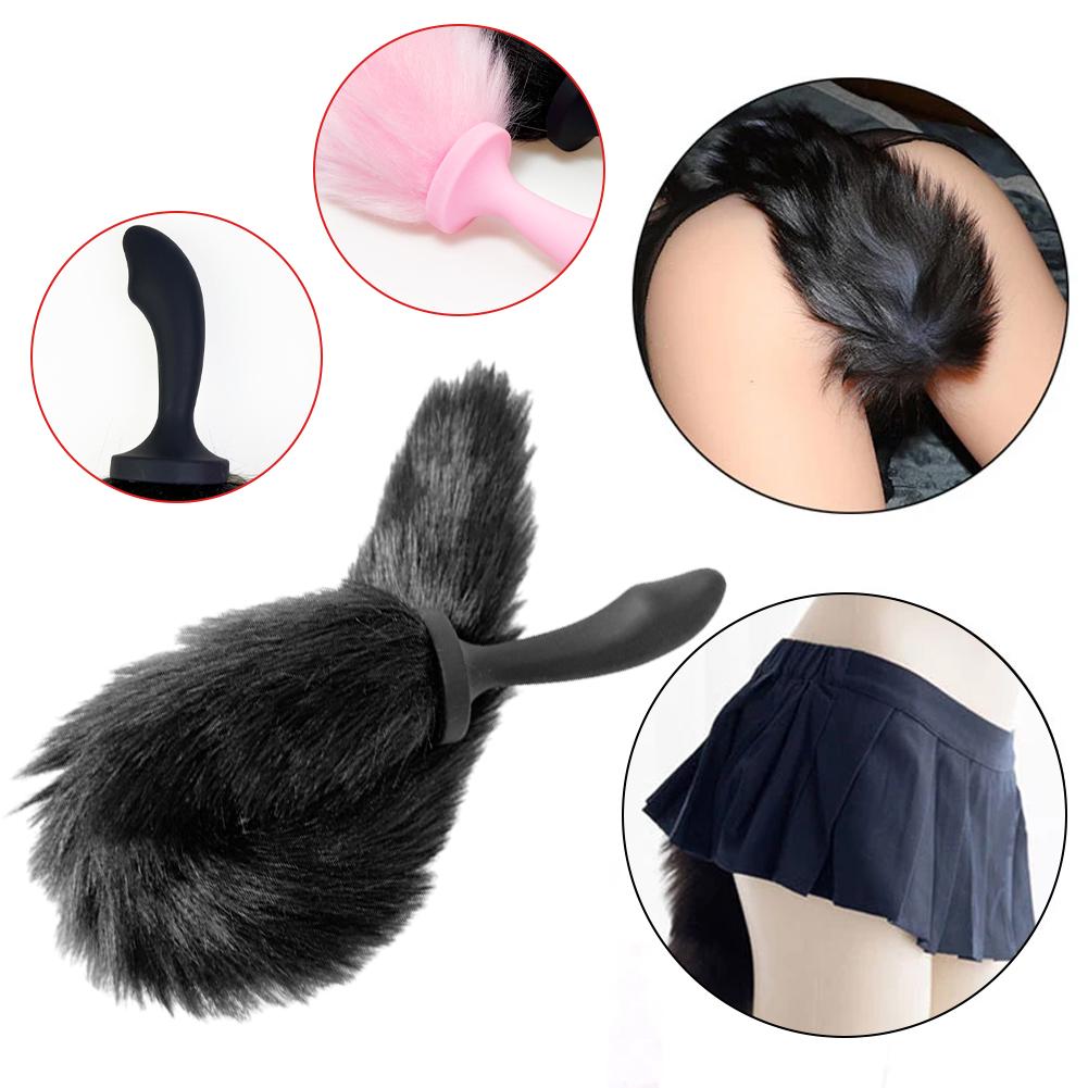 Sexy Anální Kolík z Liščího Ocasu pro Ženy Vibrátory Bezdrátový Anální Dilatátor Rozšiřovač Anusu Muži Pár Flirtovací Pomůcky Sexuální Hračky Hry pro Dospělé