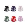 (Mały, różowy) 2024 Denim Tears Kapok Print Unisex Casual Shorts