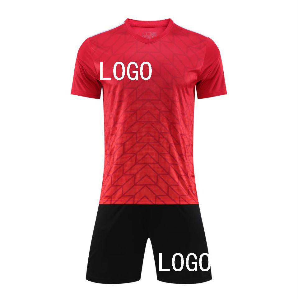 New football jersey sets, team competition training uniforms, quick-dry shirts, sportswear, summer short-sleeve jerseys, stamp numbers