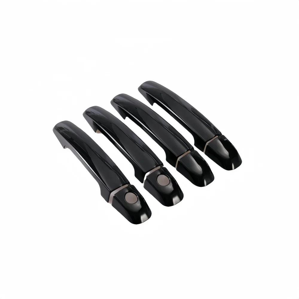 Car Decoration Door Handle Cover For Suzuki Swift 2005-2017 Glossy Black Carbon Fiber Car Trim Sticker Styling Accessories