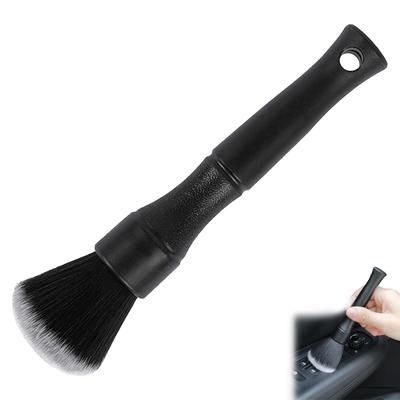 ZHEJIA Detailpinsel, Autowaschbürste, 6,4 Zoll (16,3 cm), Kurz, Ultrafeine Borsten,