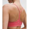 Lululemon Flow Y BrA Nulu  Light Support  A C Cups Desert Red