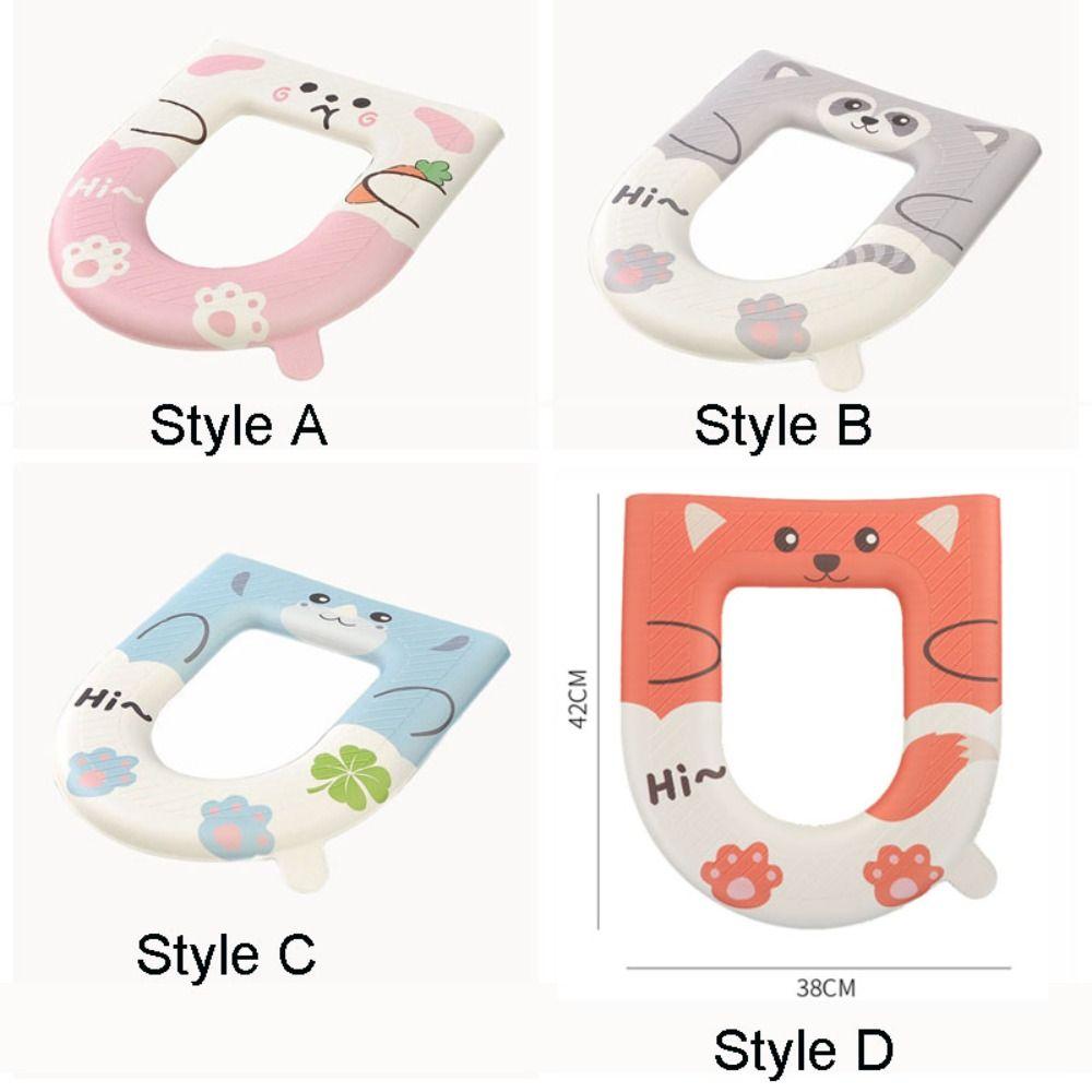 Universal EVA Toilet Seat Cover Reusable Closestool Mat Washable Toilet Seat Cushion  Bathroom