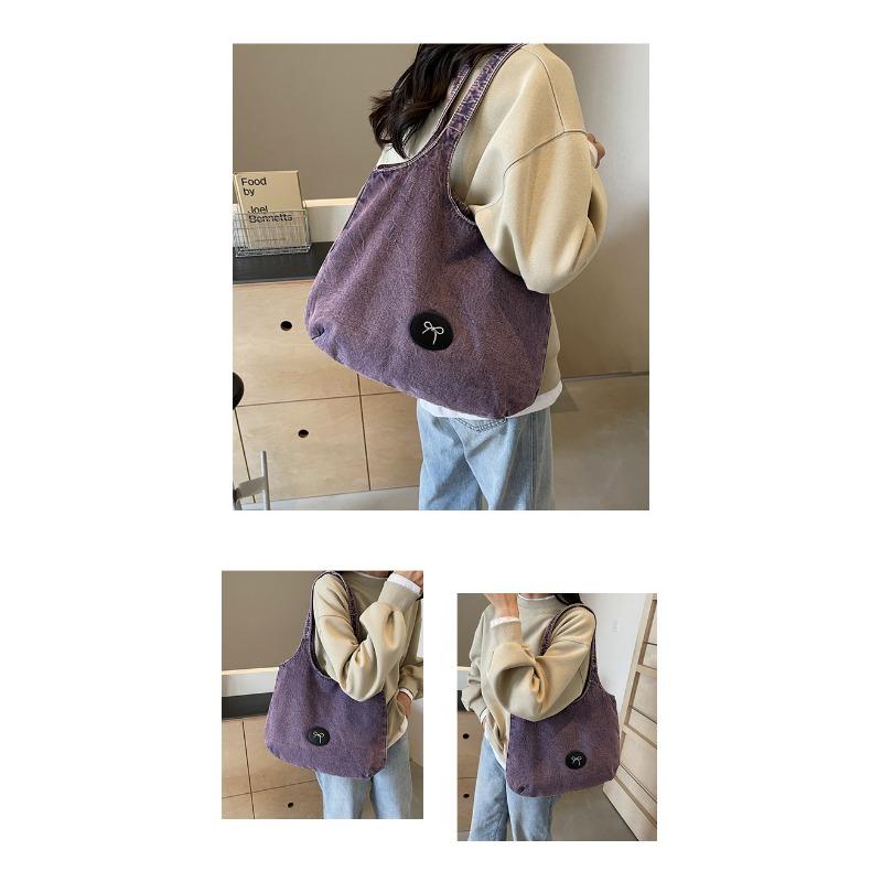 Casual and Versatile Denim Handbag for Women, 2025 New Fashionable and Stylish Large Handbag