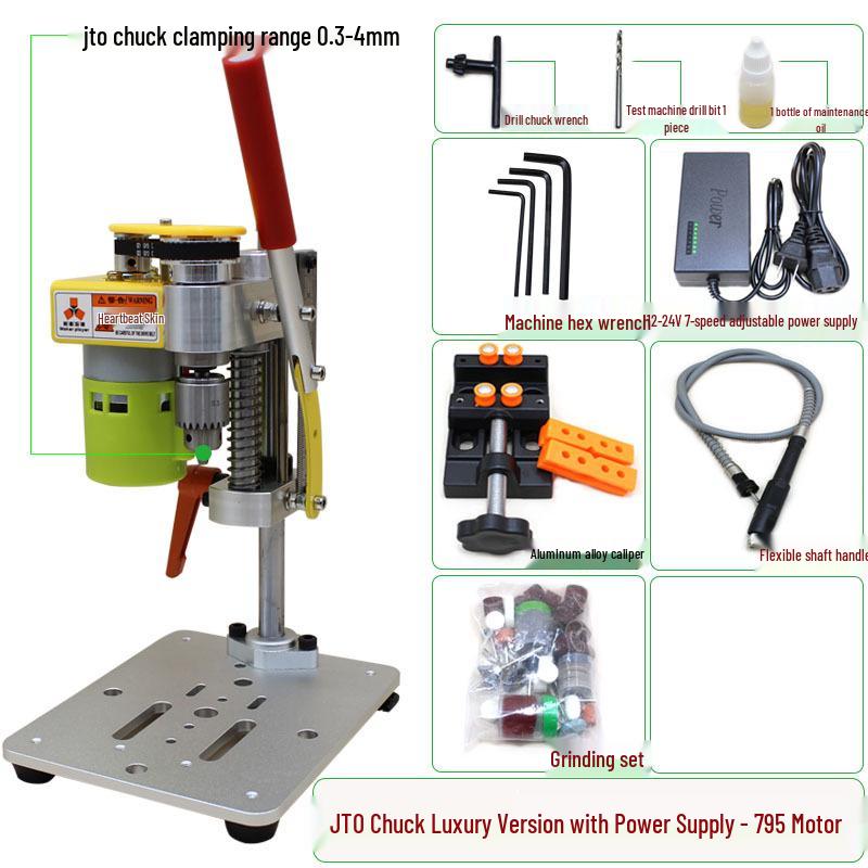 Micro Mini Bench Drill: DIY Precision Electric Tool for Watch, Phone Repair, and Household Projects