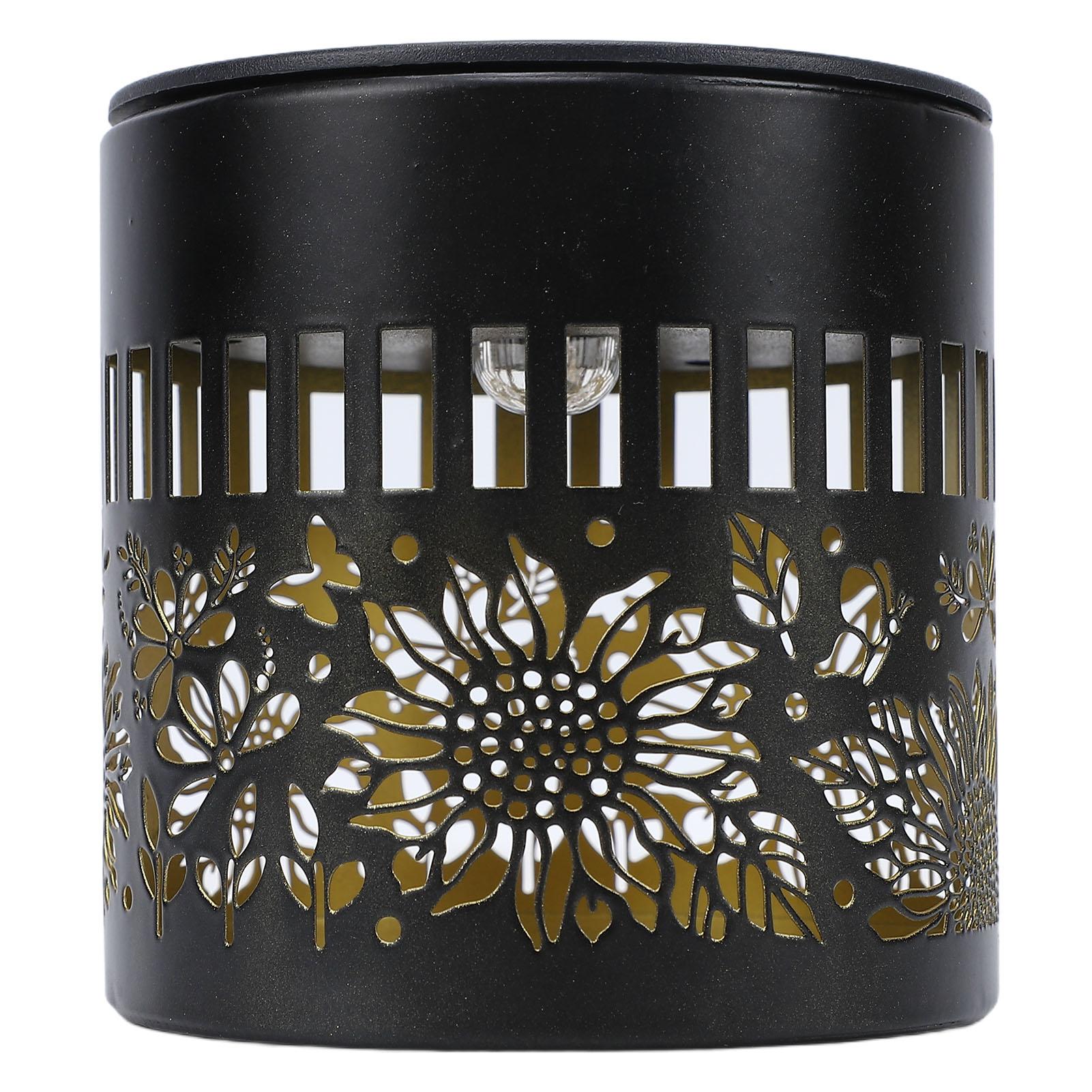 

Decorative Solar Wall Light Sunflower Pattern IP65 Water Proof Metal Solar Powered Fence Light for Outdoor Garden