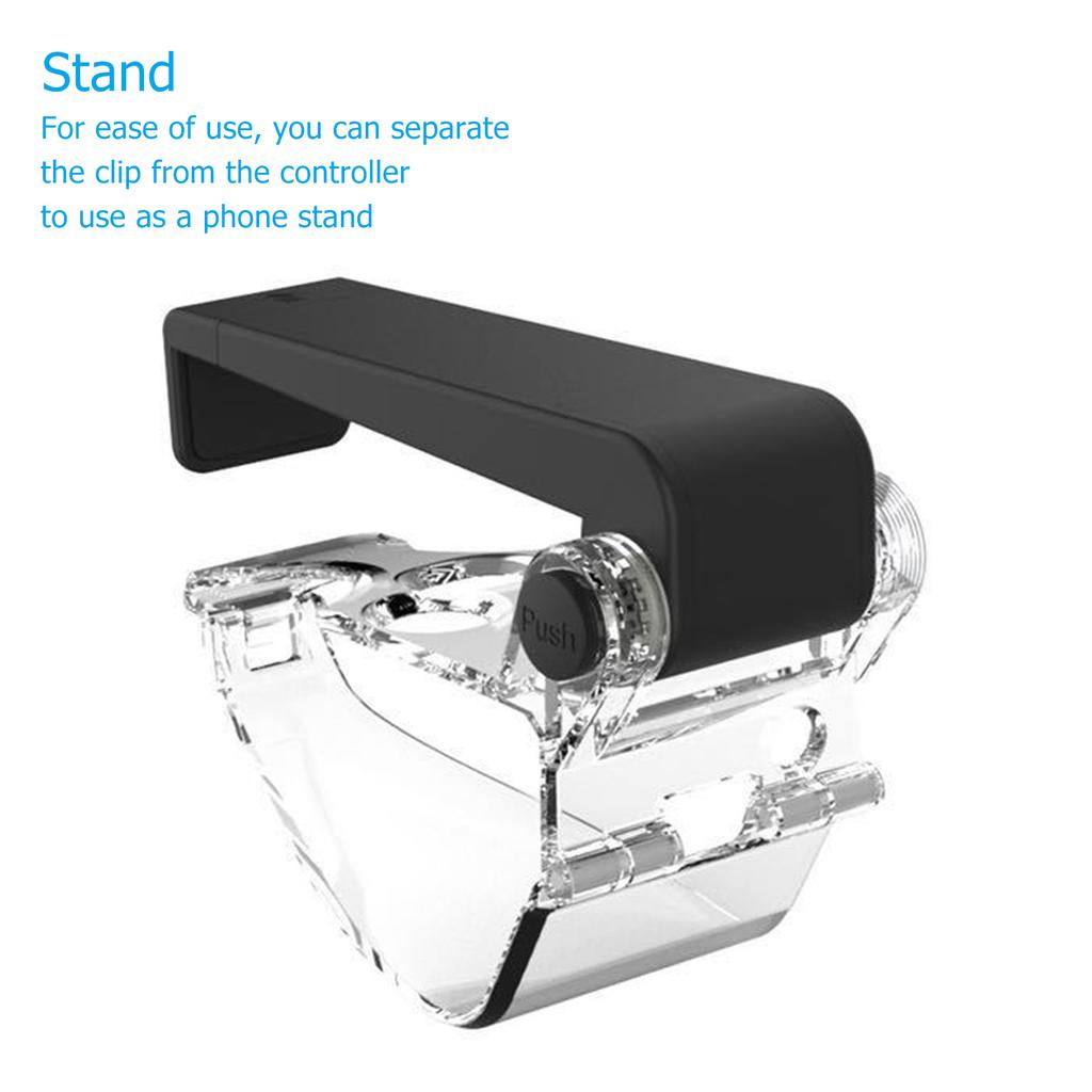 Gamepad Clip Holder Scalable Design Angle Adjustable Controller Phone Bracket Clip Mount for Xbox