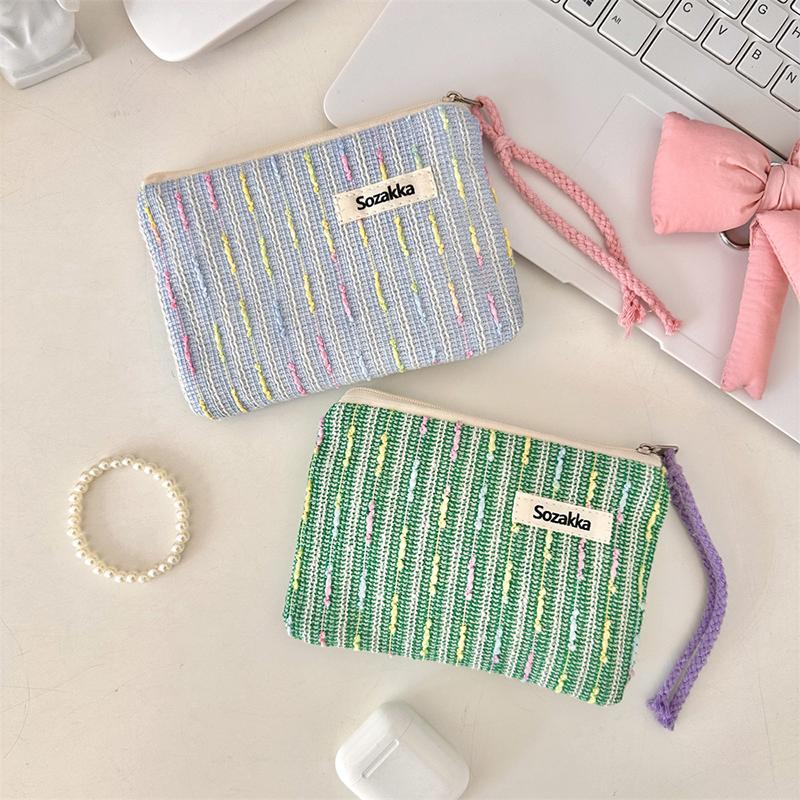 Kawaii Small Travel Cosmetic Lipstick Earphone Data Cable Storage Bag Purse Women Portable Mini Makeup Handbags Wallet Pouch Bag