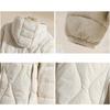 Lightweight Women Down Jacket Hooded White Duck Down Warm Thin Coat Korean Style Puffer Jacket