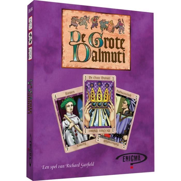 Jeu de cartes - ENIGMA - De Grote Dalmuti - 80 cartes à jouer - Pour enfants de 8 ans et plus