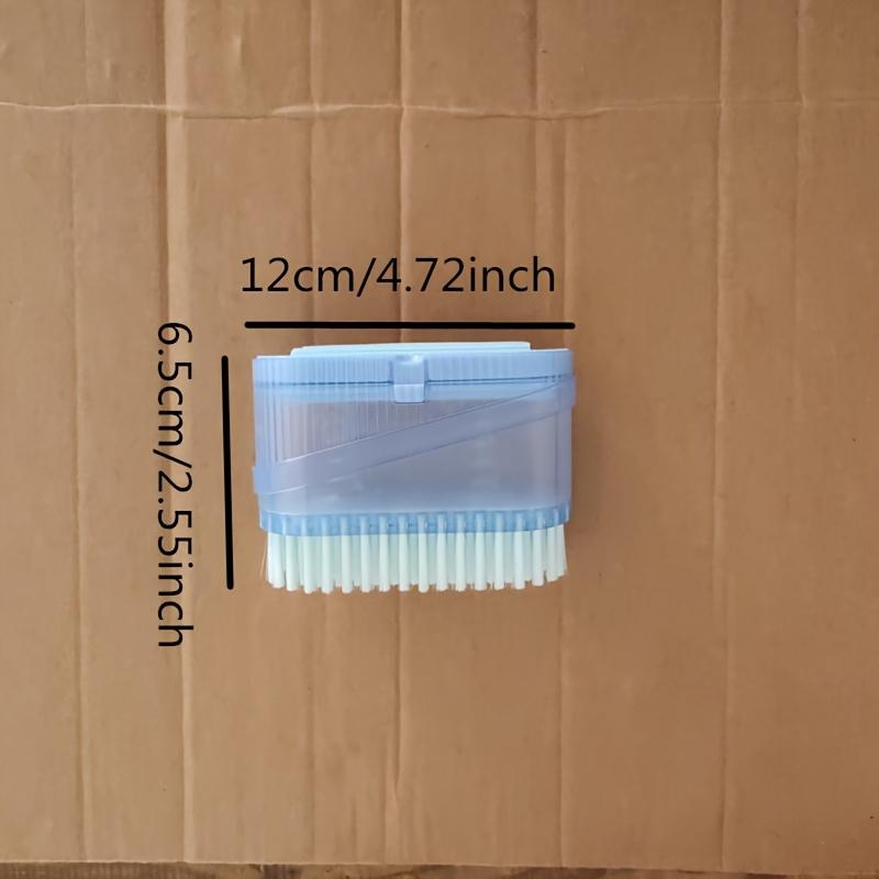 Soap Foaming Box Laundry Brush 2-In-1 with Roller No-Hand Scrub Shoe Brush Multifunctional Soap Drain Storage Box