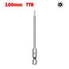 Přesný Torx šroubovací bit s délkou 100 mm pro DIY a profesionální použití