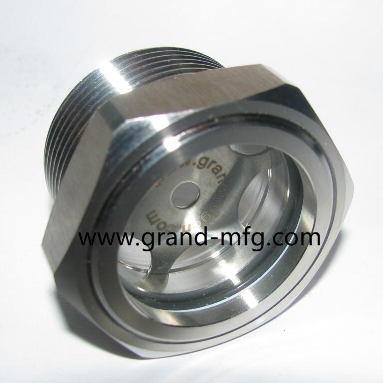 1-1/4"-11.5 NPT 304 Stainless Steel Oil Sight Glass,Viewports,Level Window For Air Compressor Gearbox Vacuum Pump