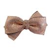 Korean Shiny Rhinestone Double Bow Hair Clip
