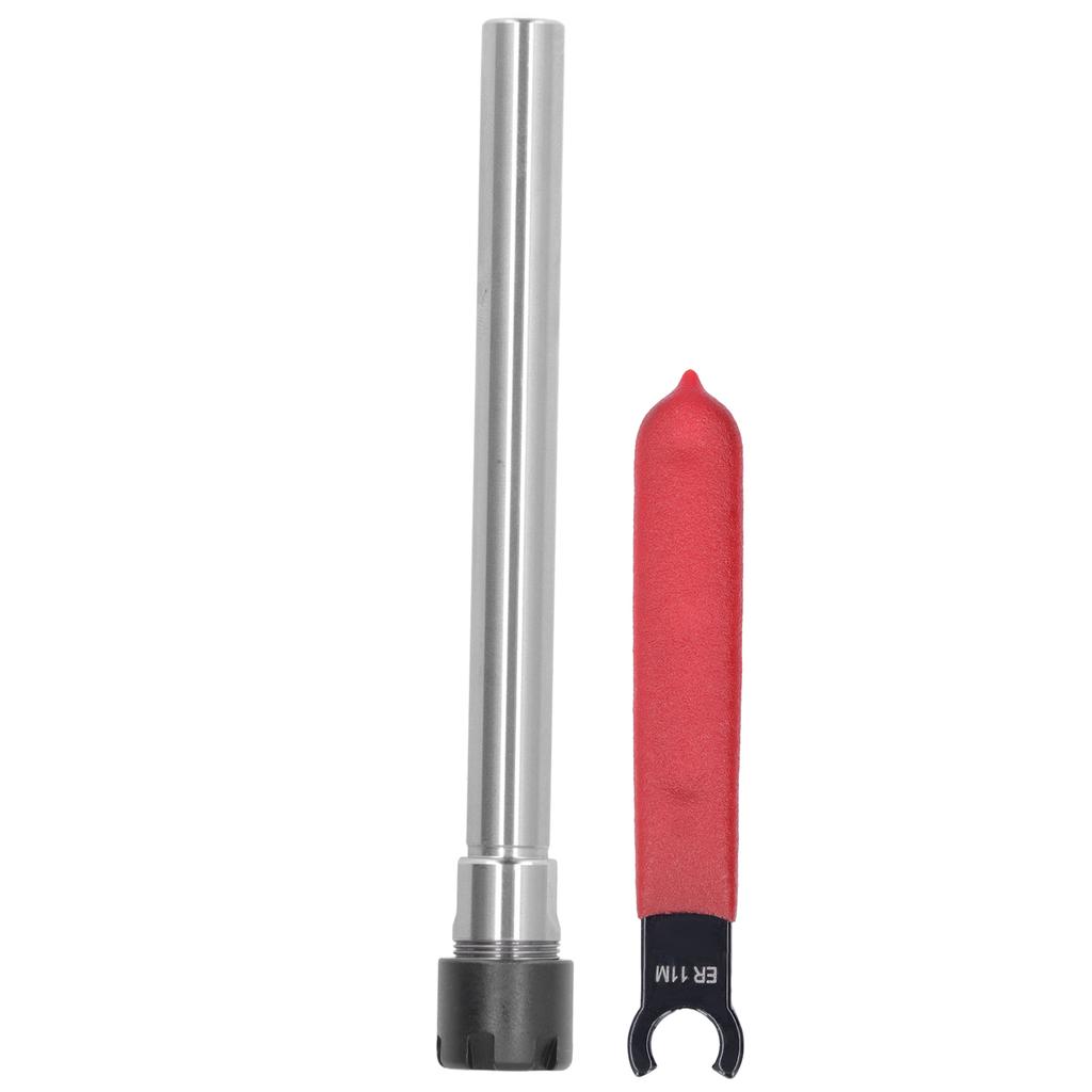 Spannzangenfutterhalter Gerade Lang CNC Fräsen Verlängerungsstange 17mm Spannbereich Schlüssel(C10ER11M100L