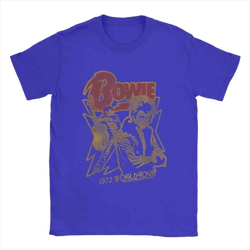 Hot Sale David Bowie Retro Style Print T-shirt Men Women Streetwear Harajuku Fashion Cotton Summer New Tee Oversized Casual Tops