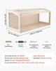 VEVOR Wooden Hamster Cage 1220 x 510 x 510 mm 270 degrees Viewing Hamster Habitat, Chewproof Acrylic Small Animal Cage with Openable Top