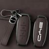 Car Key Fob Case For Byd Atto 3 Han Ev Dolphin Lied Tang Dm Qin Plus Song Pro Max Yuan Car Key Case Zinc Alloy Leather Case